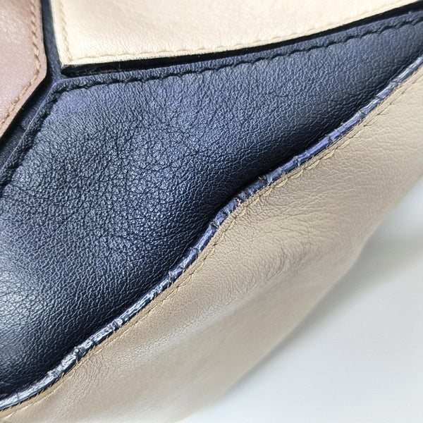 Puzzle Small Calfskin Multicolor