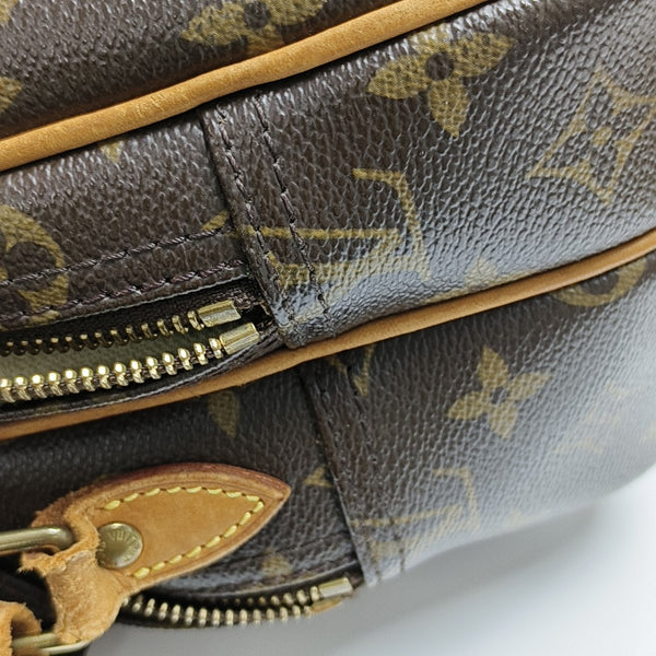 REPORTER Monogram Coated Canvas Brown