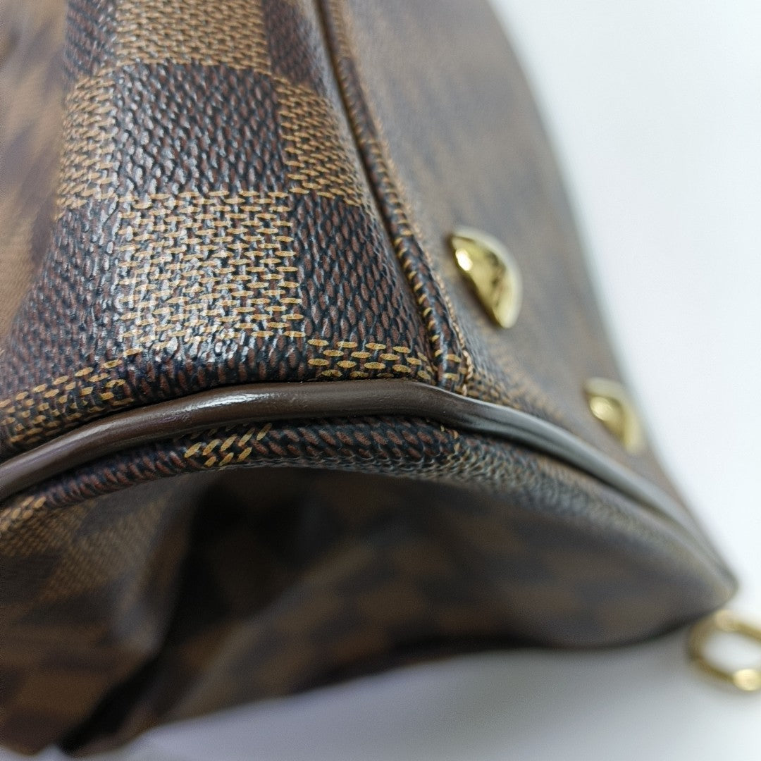 TREVI GM Damier Ebene Coated Canvas Brown