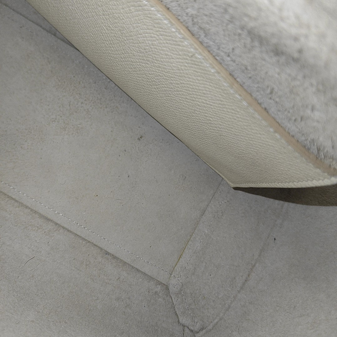 BELT Micro Calfskin White