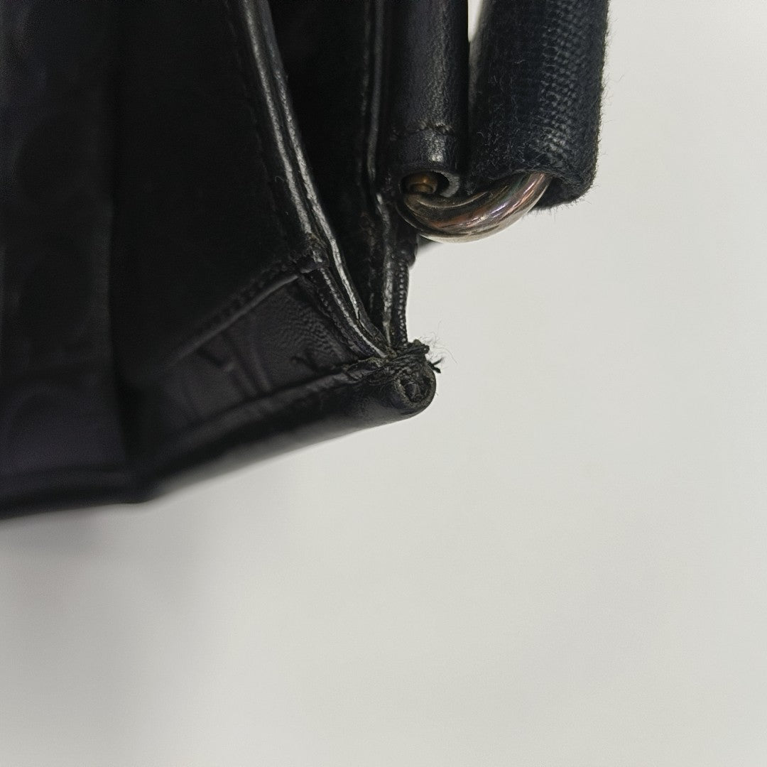 Calfskin Shoulder Bag Black