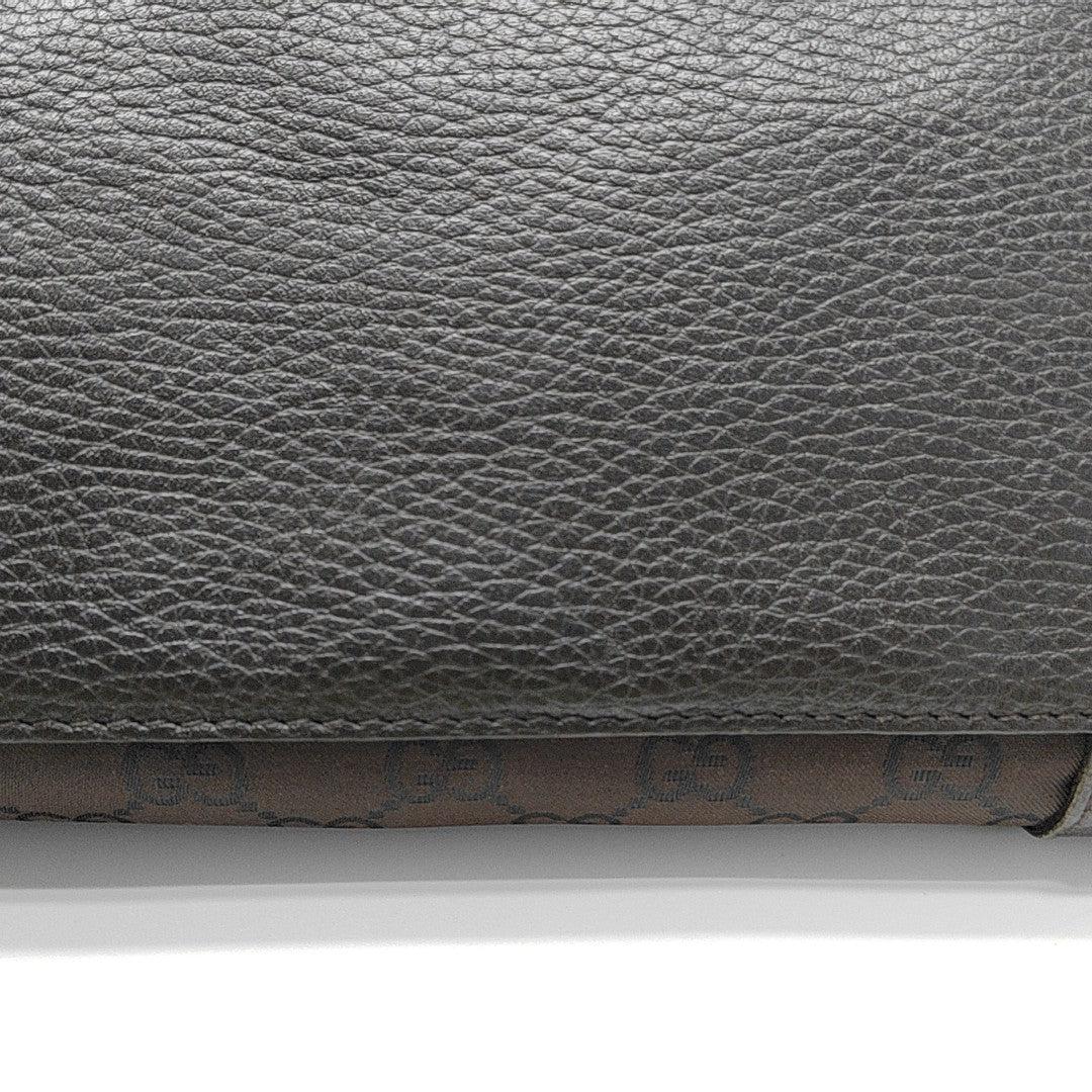 Monogram Canvas Tote Bag Brown