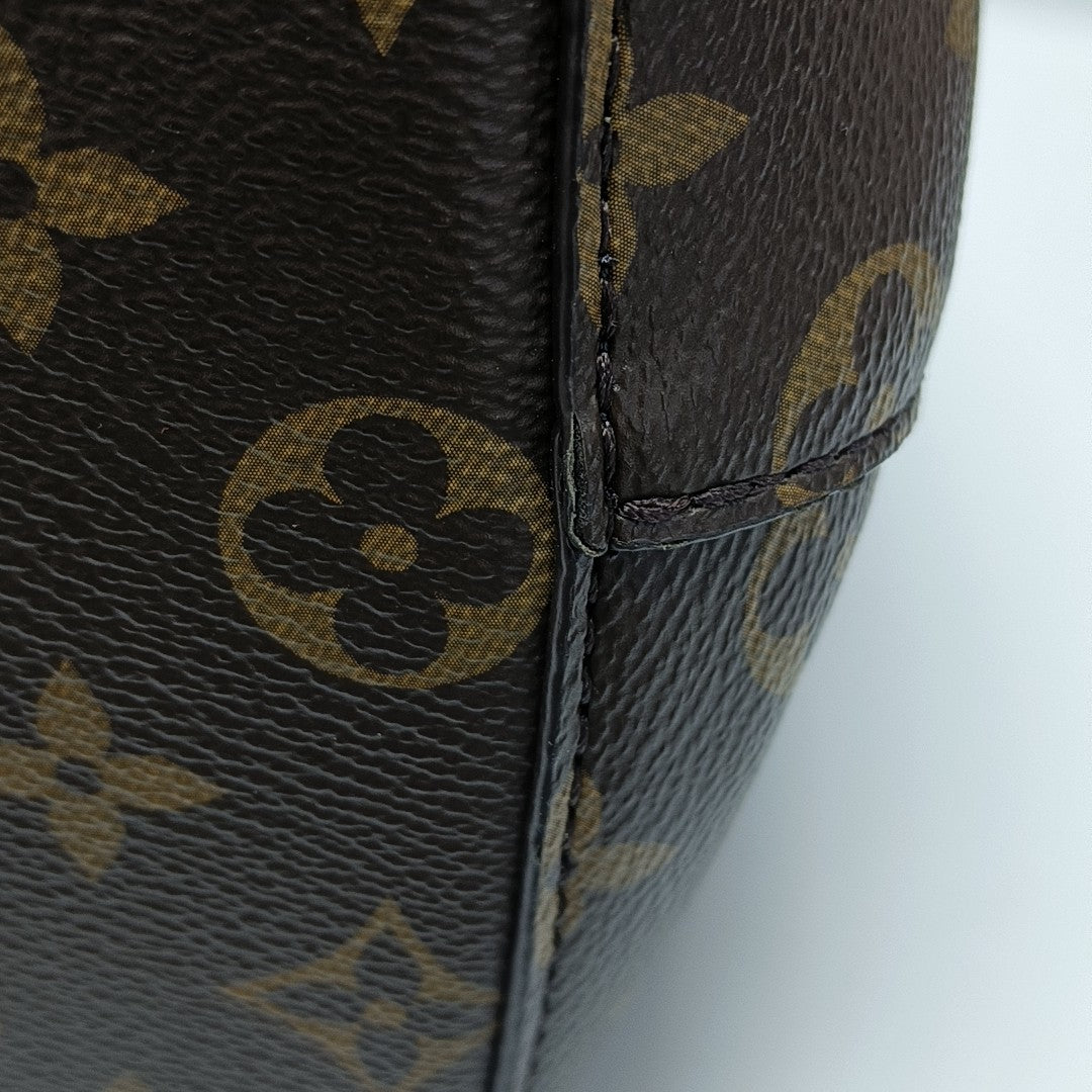 NÉONOÉ MM Monogram Coated Canvas Brown