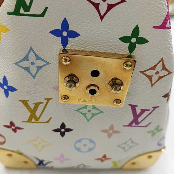LV × TM SPEEDY 30 Monogram Coated Canvas White