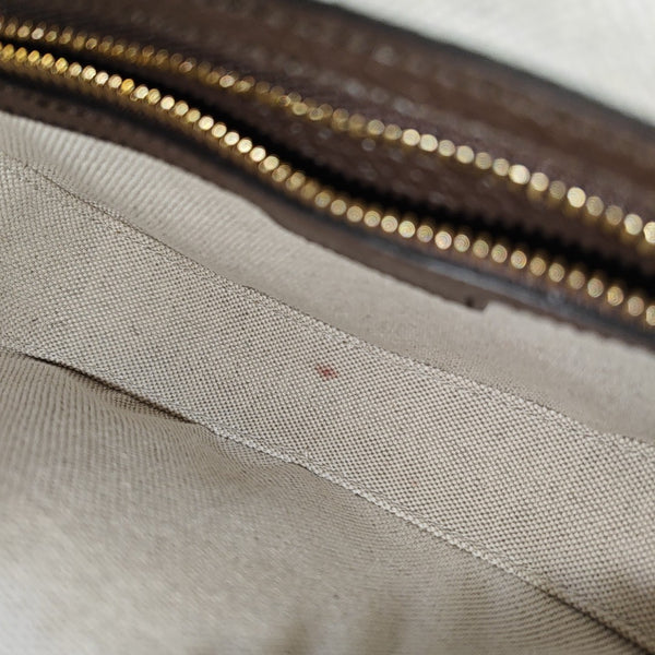 Monogram Coated Canvas Shoulder Bag Mini Beige