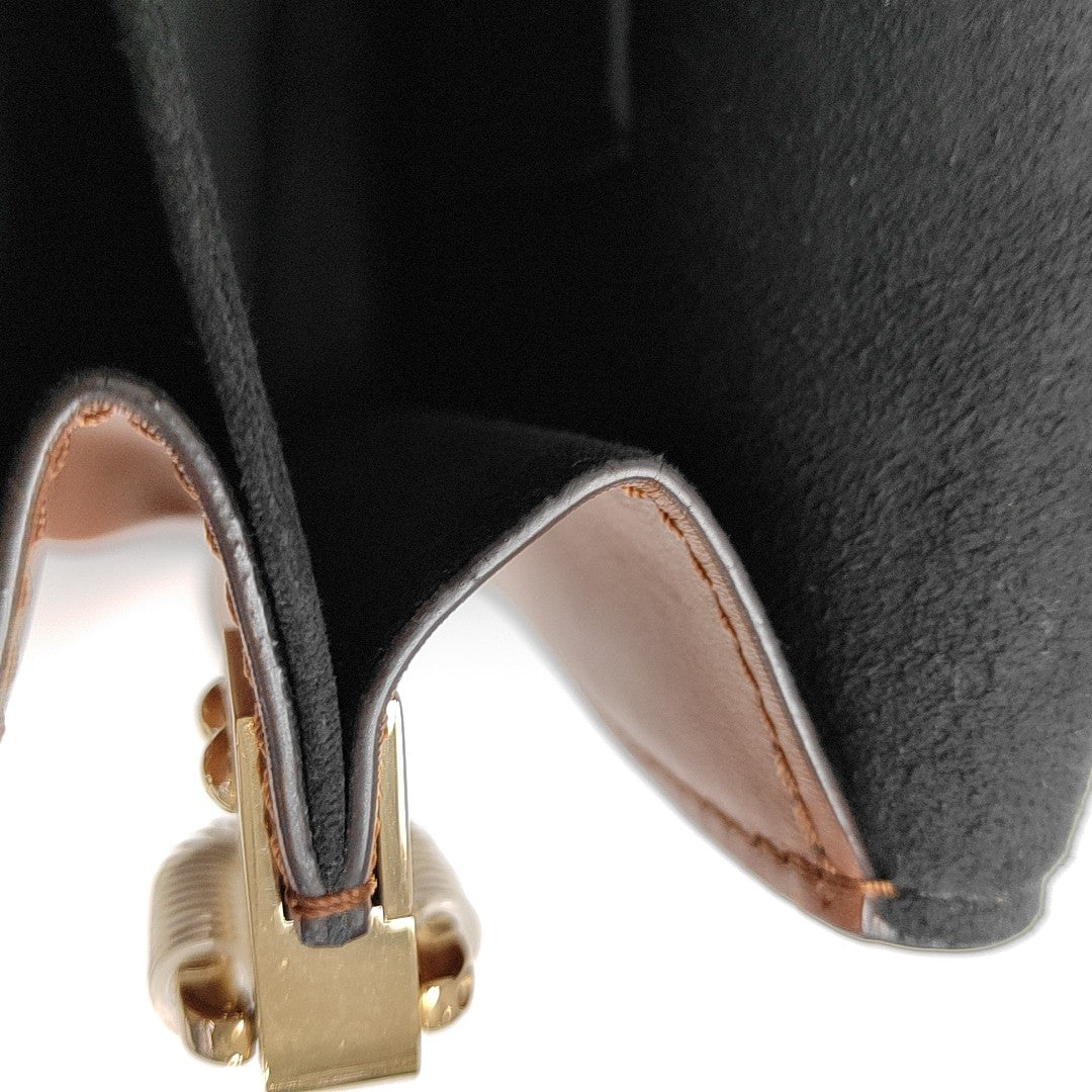DAUPHINE Mini Monogram Coated Canvas Brown