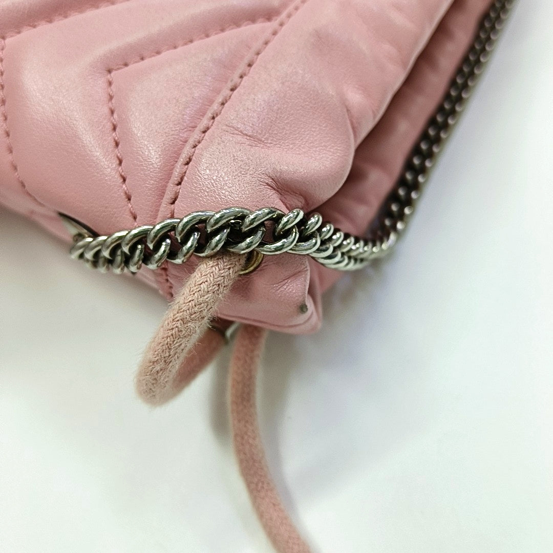 GG Marmont Mini Quilted Calfskin Pink