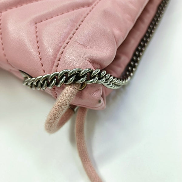 GG Marmont Mini Quilted Calfskin Pink