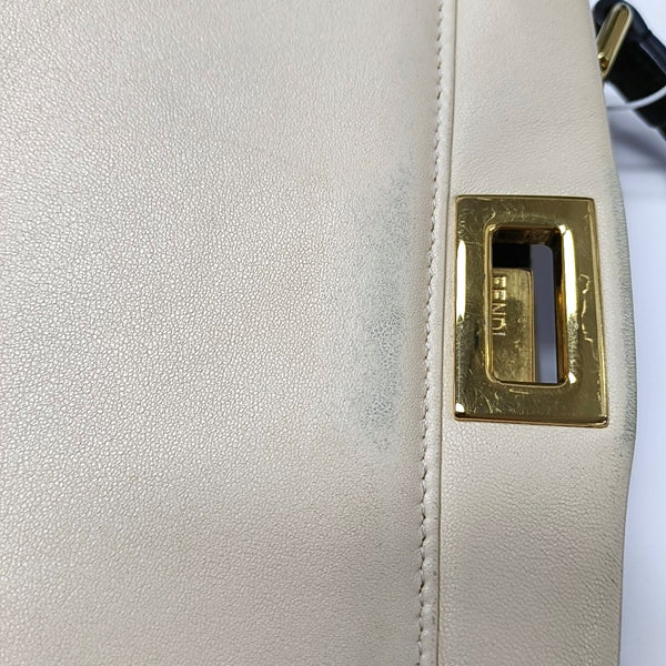 Peekaboo Mini Calfskin White