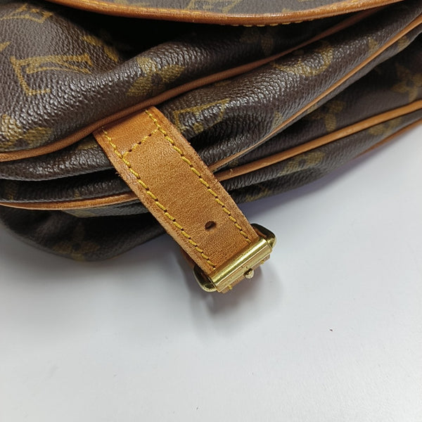 SAUMUR Monogram Coated Canvas Brown