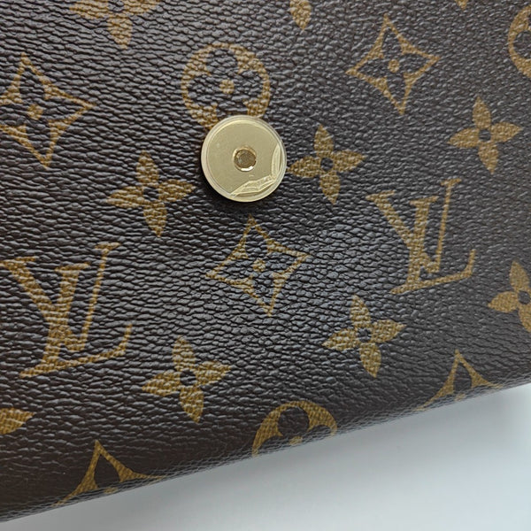 LOCKY BB Monogram Coated Canvas Red