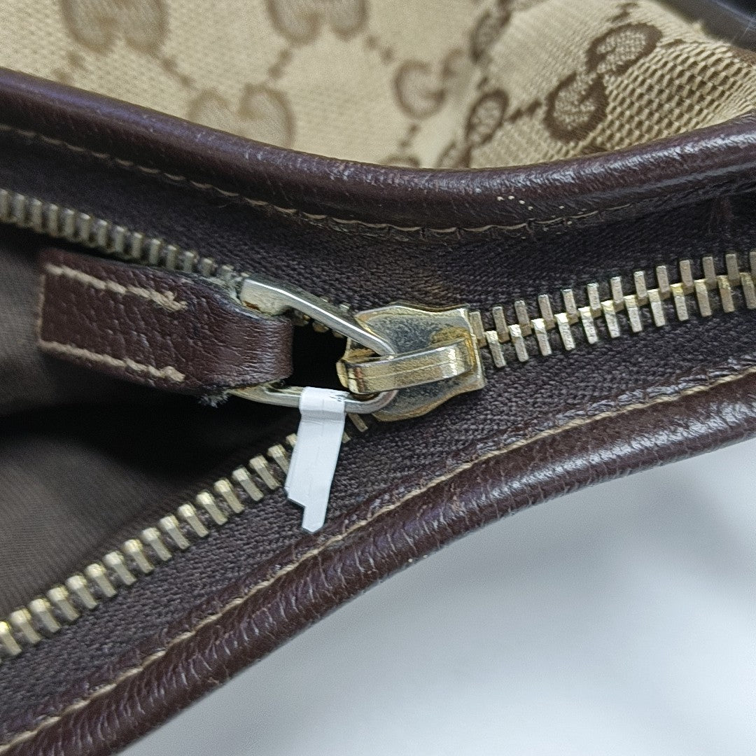 Abbey Monogram Canvas Brown