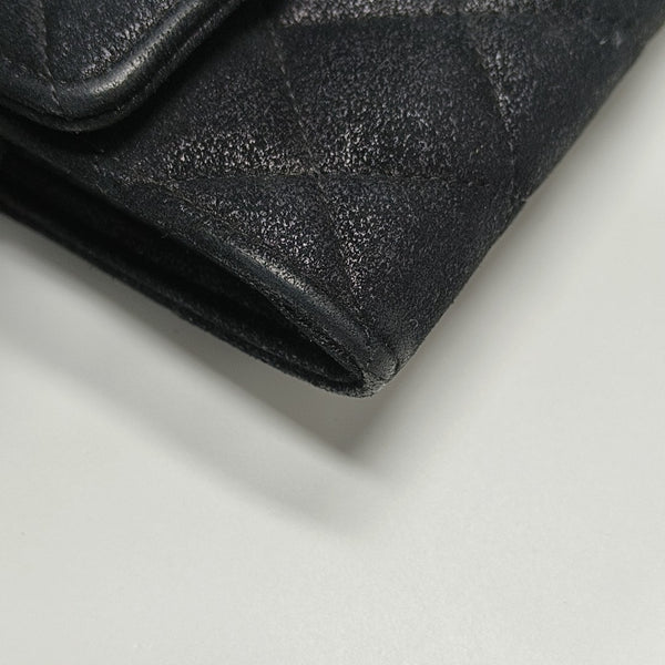 Quilted Lambskin Wallet Black