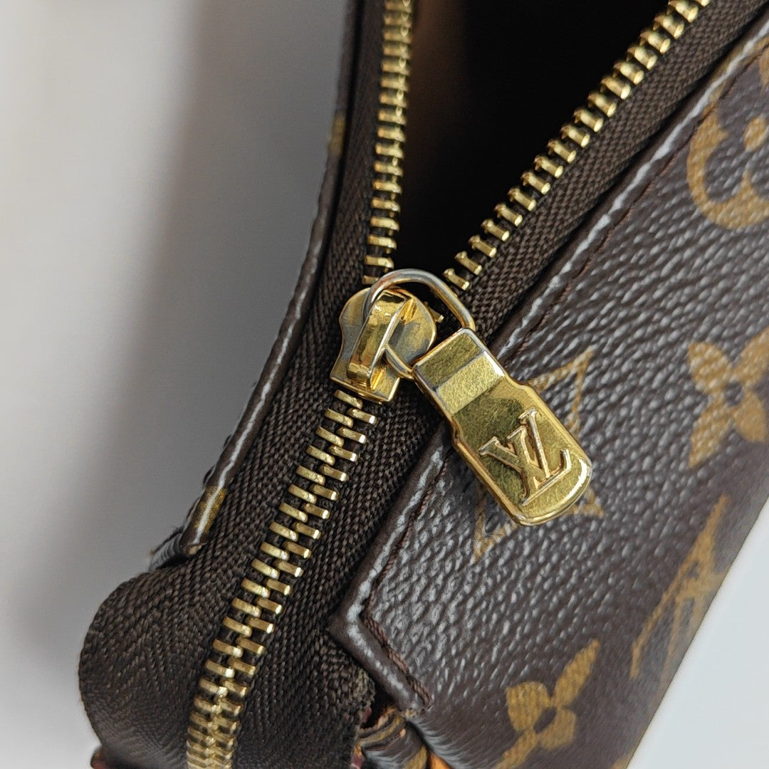 EVA Monogram Coated Canvas Brown