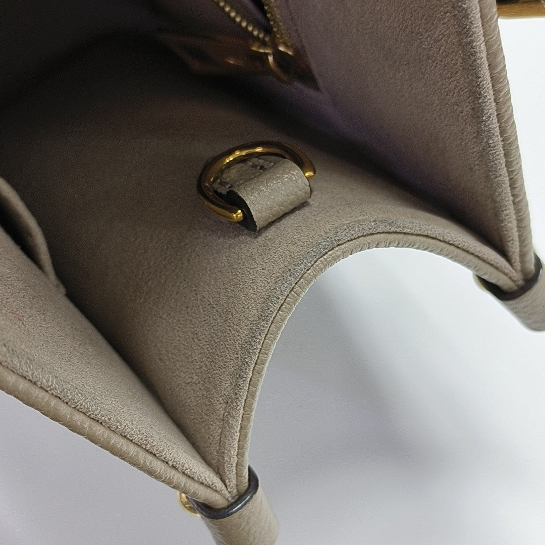 ONTHEGO PM Monogram Calfskin Gray