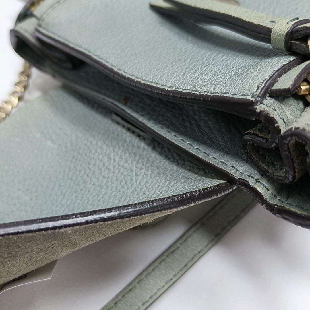 Faye Mini Calfskin Blue