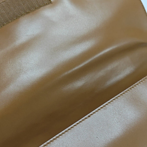 Calfskin Shoulder Bag Brown