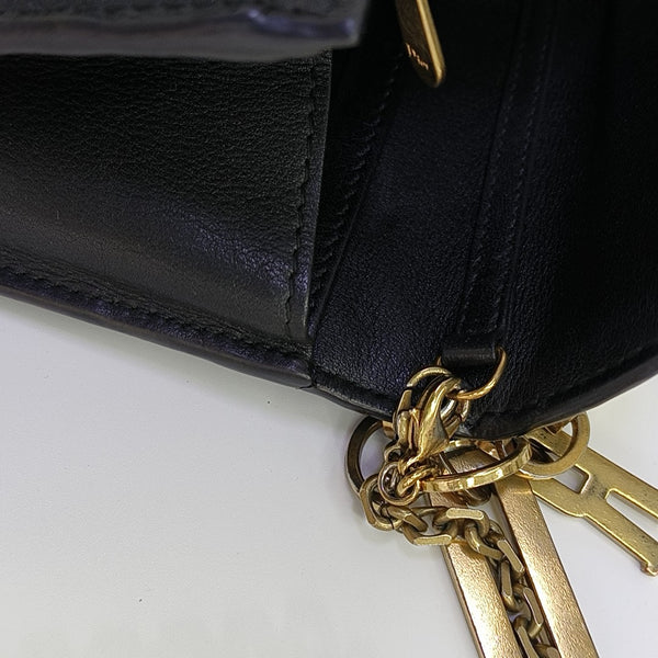 Lambskin Shoulder Bag Black