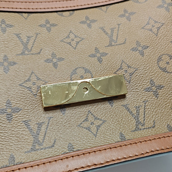DAUPHINE MM Monogram Coated Canvas Brown