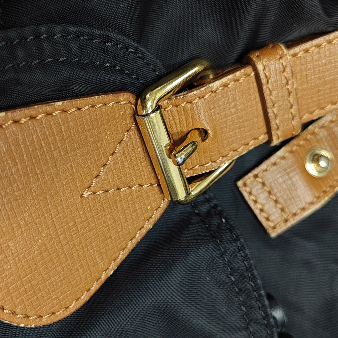The Rucksack Medium Nylon Black