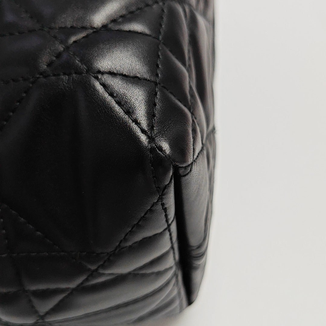 Toujours Small Cannage Calfskin Black
