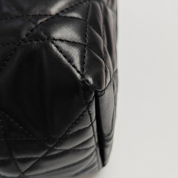 Toujours Small Cannage Calfskin Black