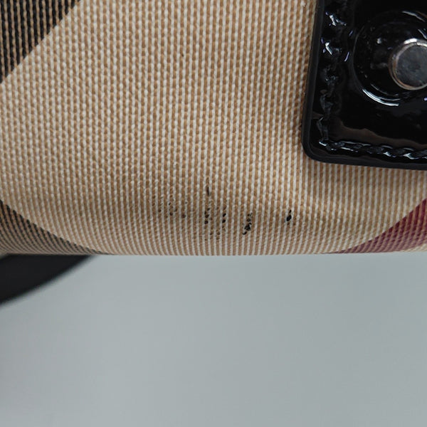 Coated Canvas Tote Bag Beige