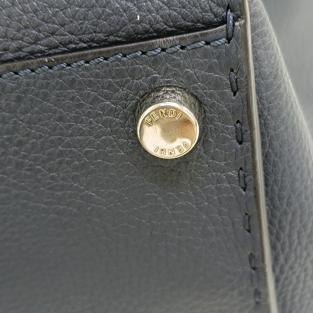 Peekaboo Large Calfskin Blue