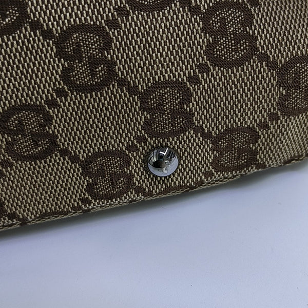Monogram Canvas Top Handle Bag Brown