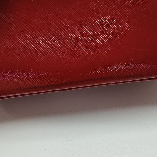 Promenade Small Saffiano Calfskin Red