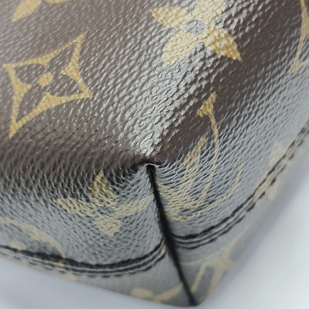HILLS Monogram Coated Canvas Brown