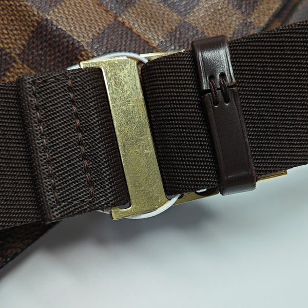 GÉRONIMOS Damier Ebene Coated Canvas Brown