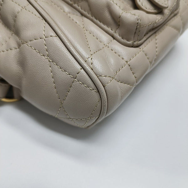Dior Caro Cannage Lambskin Beige