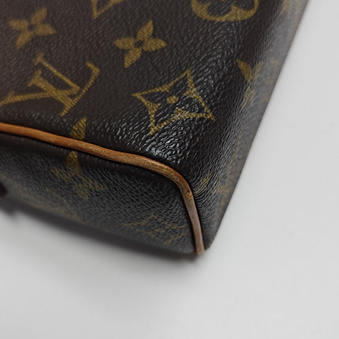 RECITAL Monogram Coated Canvas Brown
