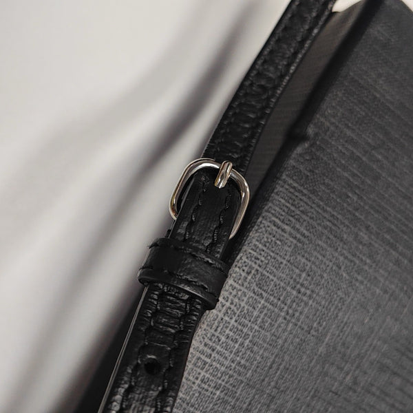 Shopping Bag Calfskin Black