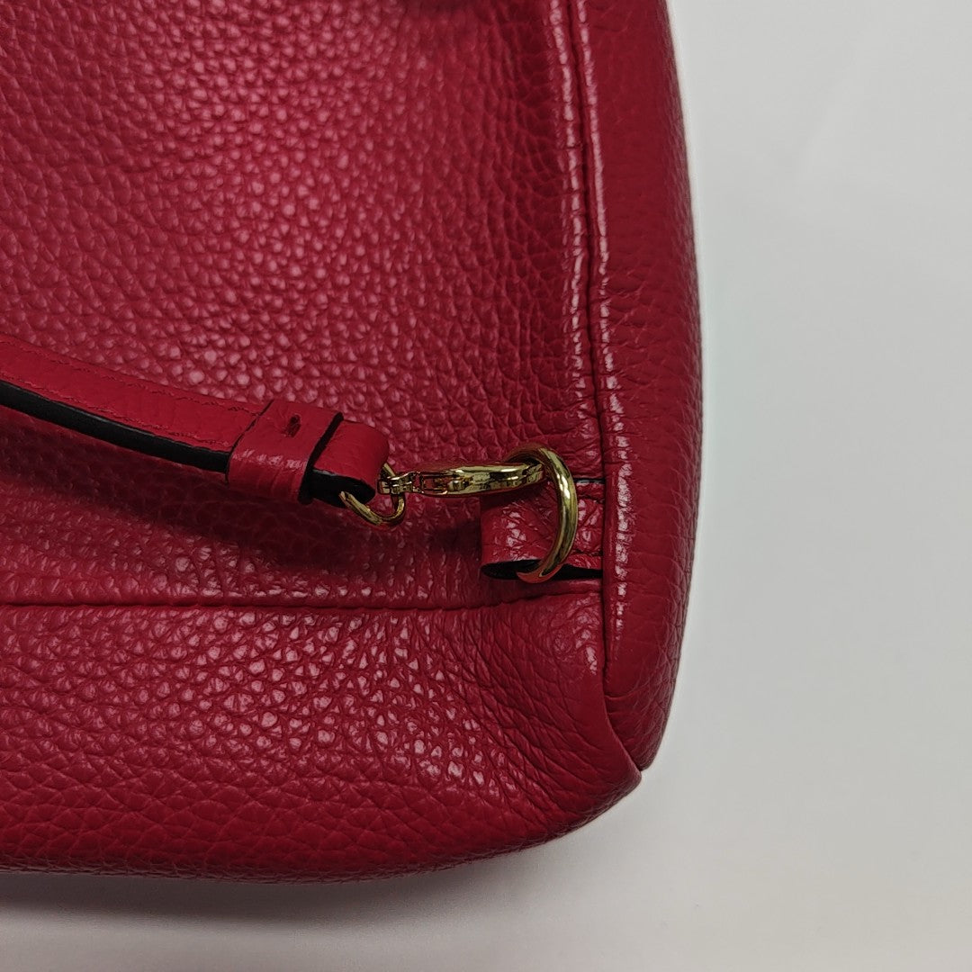 Gancini Mini Calfskin Pink