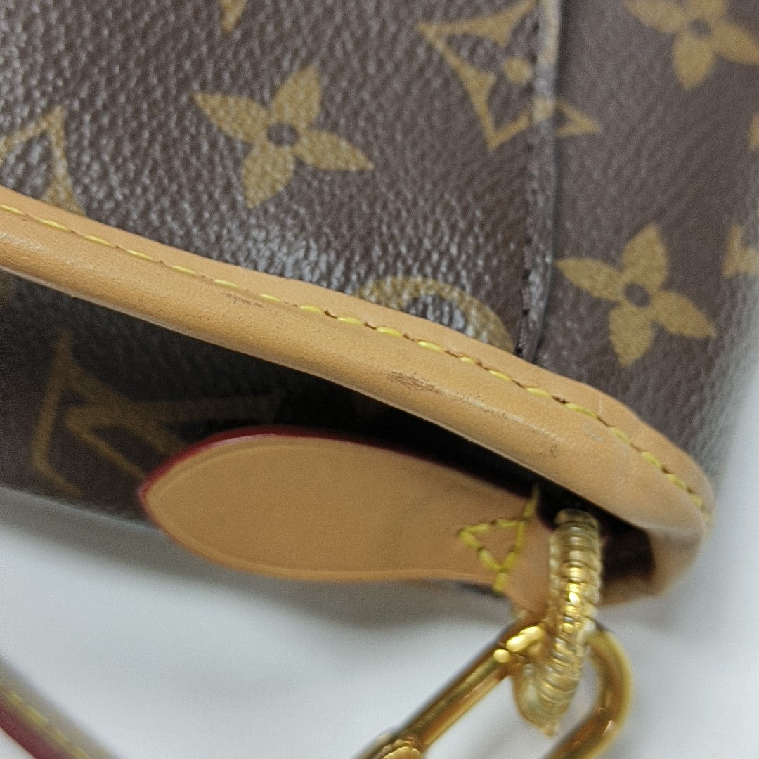 DIANE Monogram Coated Canvas Brown