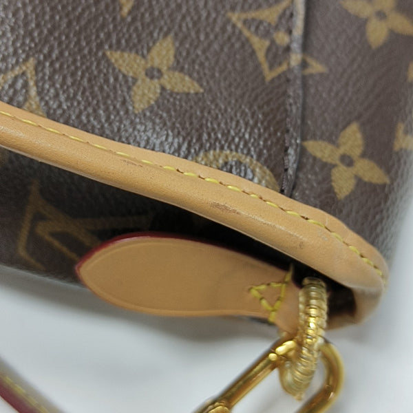 DIANE Monogram Coated Canvas Brown