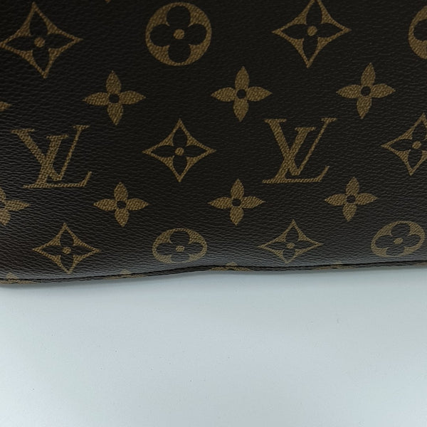 NÉONOÉ MM Monogram Coated Canvas Brown