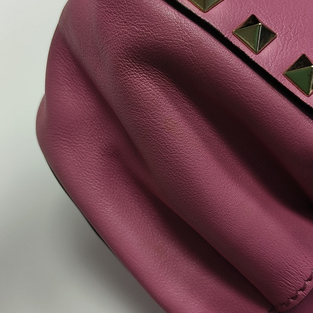 Rockstud Mini Calfskin Pink