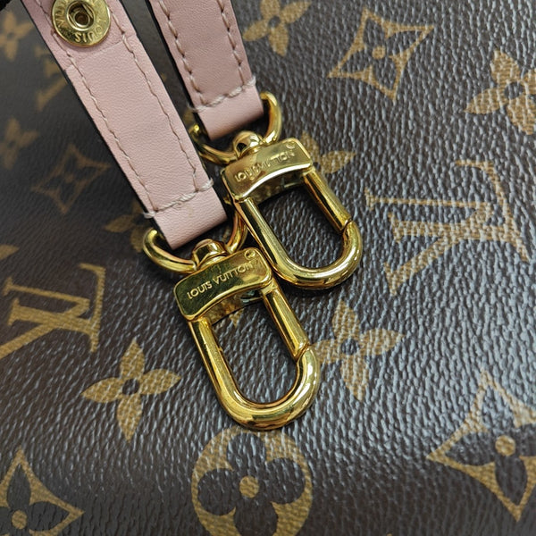 NÉONOÉ MM Monogram Coated Canvas Brown