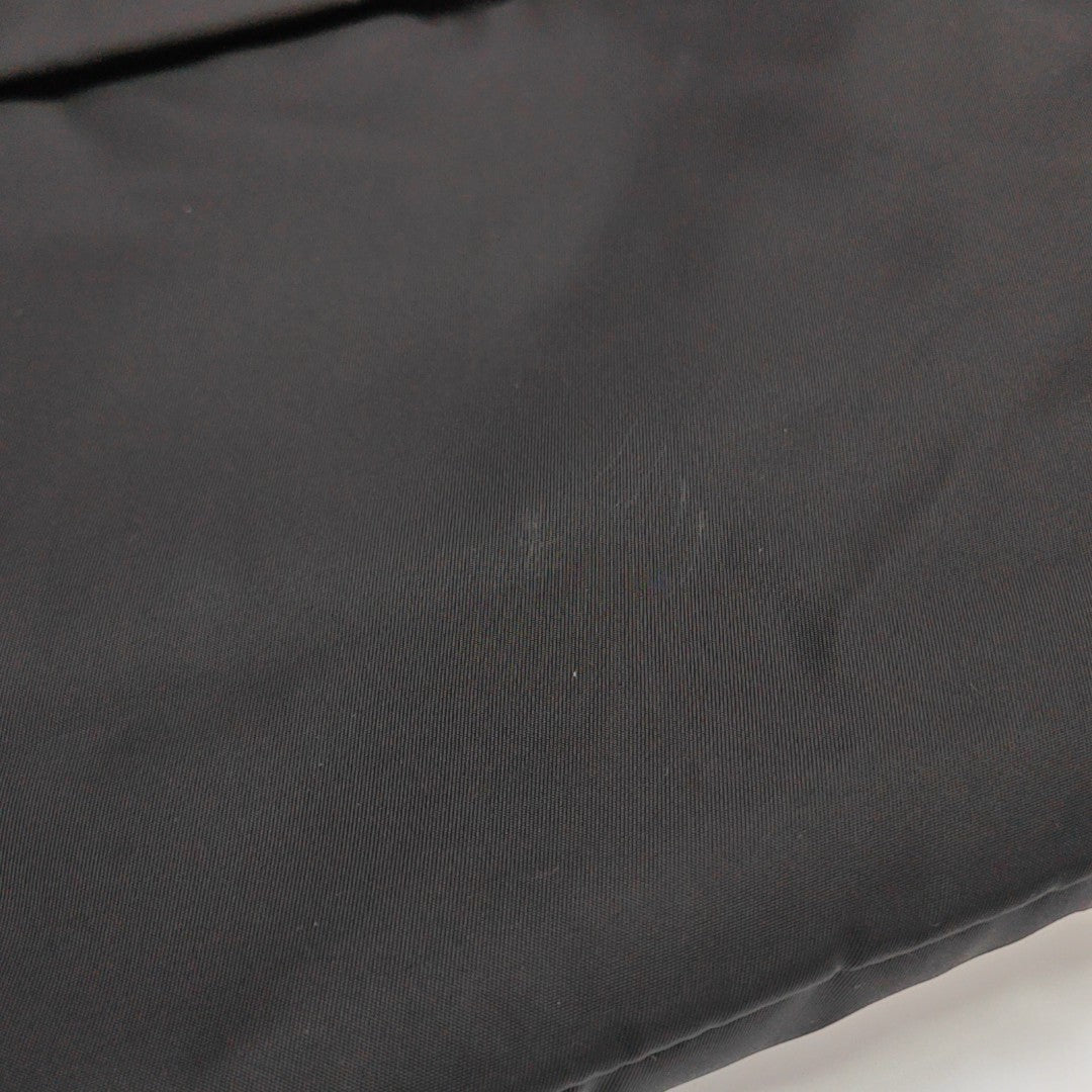 Nylon Shoulder Bag Black