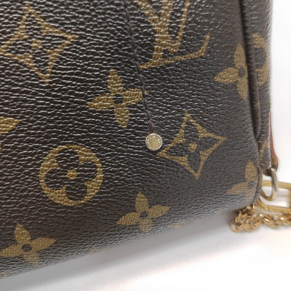 FAVORITE PM Monogram Coated Canvas Brown