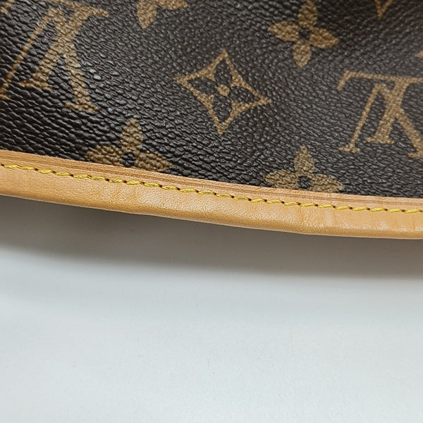 NEVERFULL MM Monogram Coated Canvas Brown