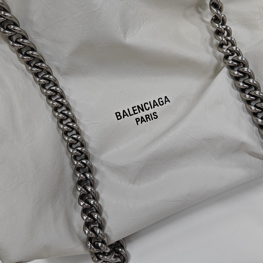 Calfskin Shoulder Bag White