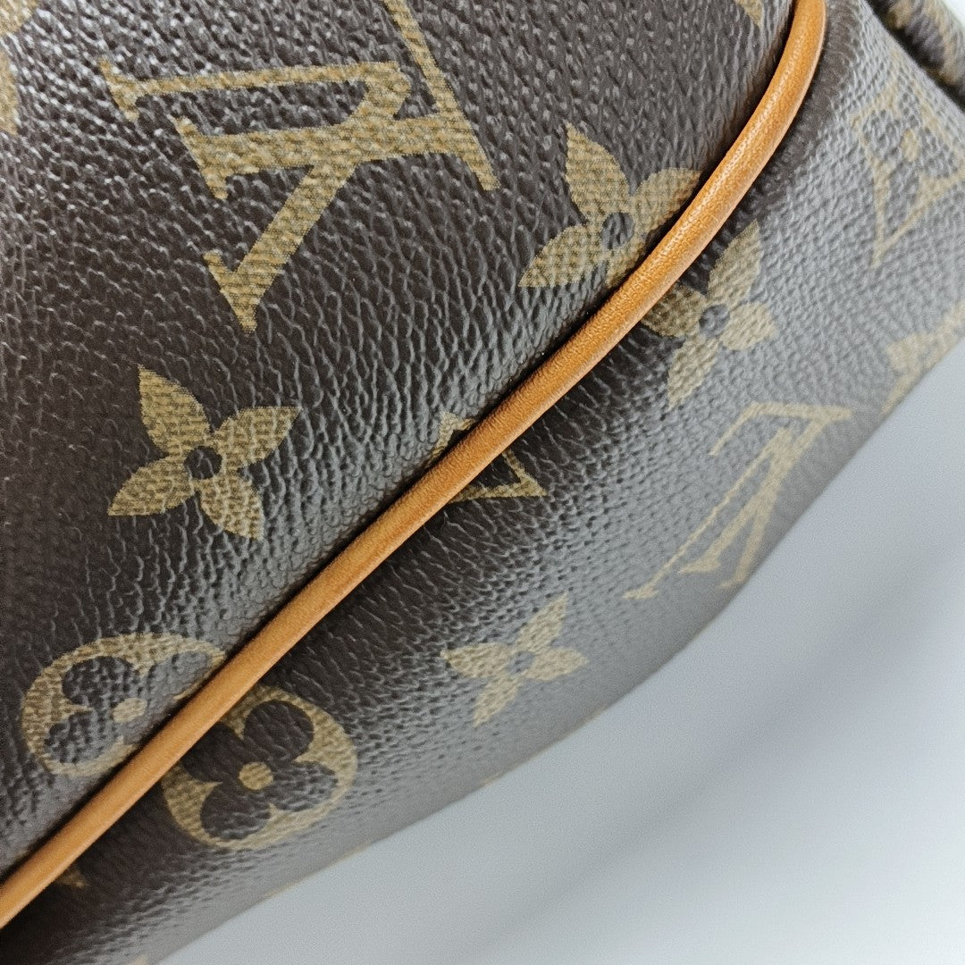 TURENNE Monogram Coated Canvas Brown
