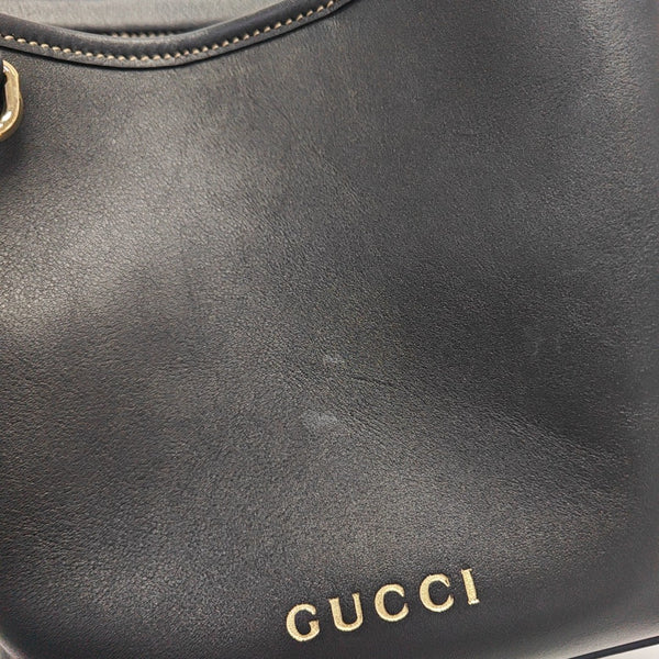 GG Emblem Mini Calfskin Black