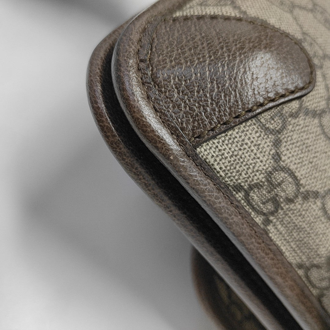 Neo Vintage Small Monogram Coated Canvas Beige