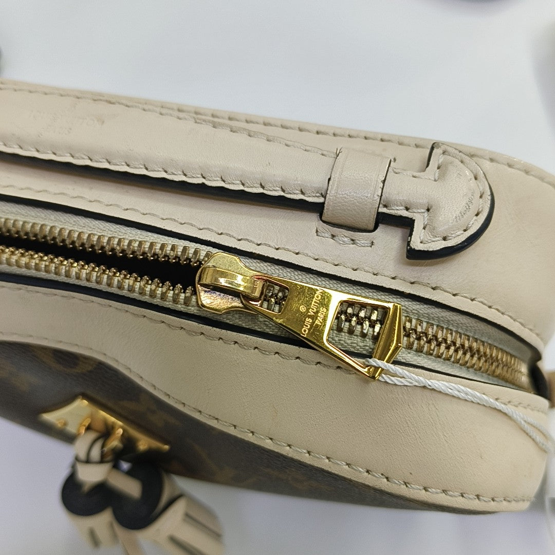 SAINTONGE Monogram Coated Canvas Brown