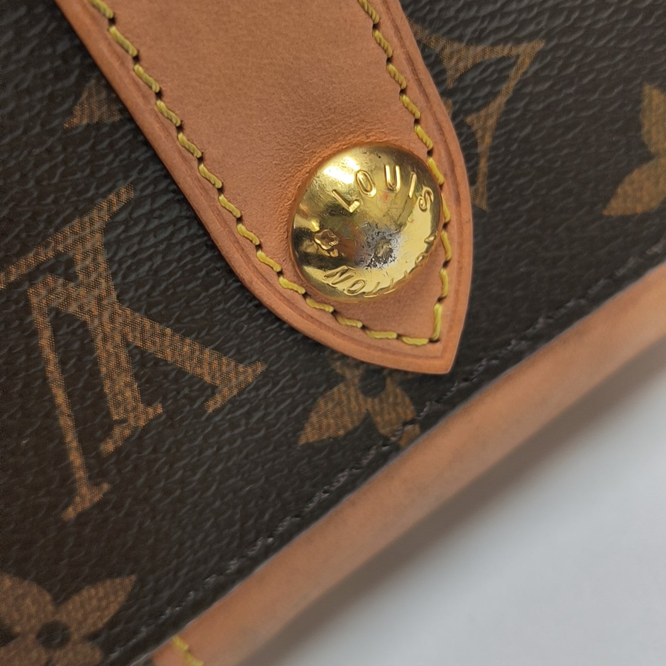 RETIRO GM Monogram Coated Canvas Brown
